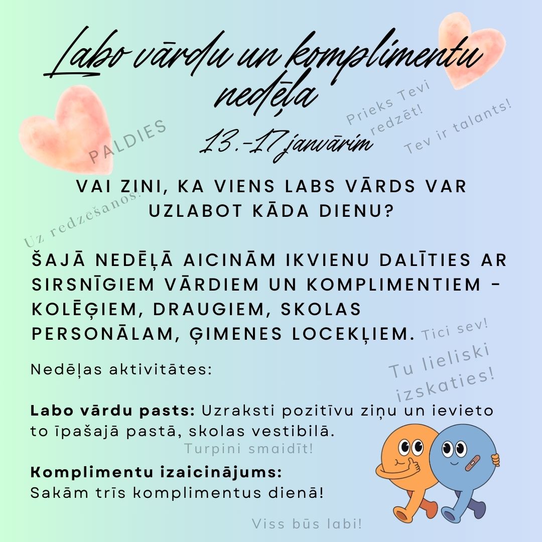Labo vārdu komplimentu nedēļa