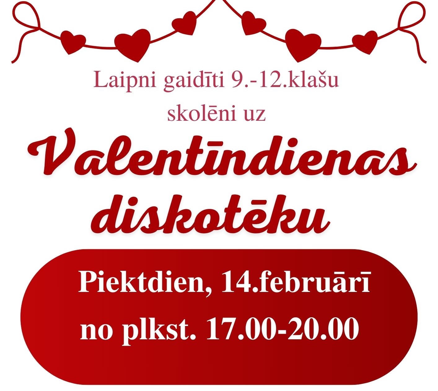 Valentindienas diskoteka